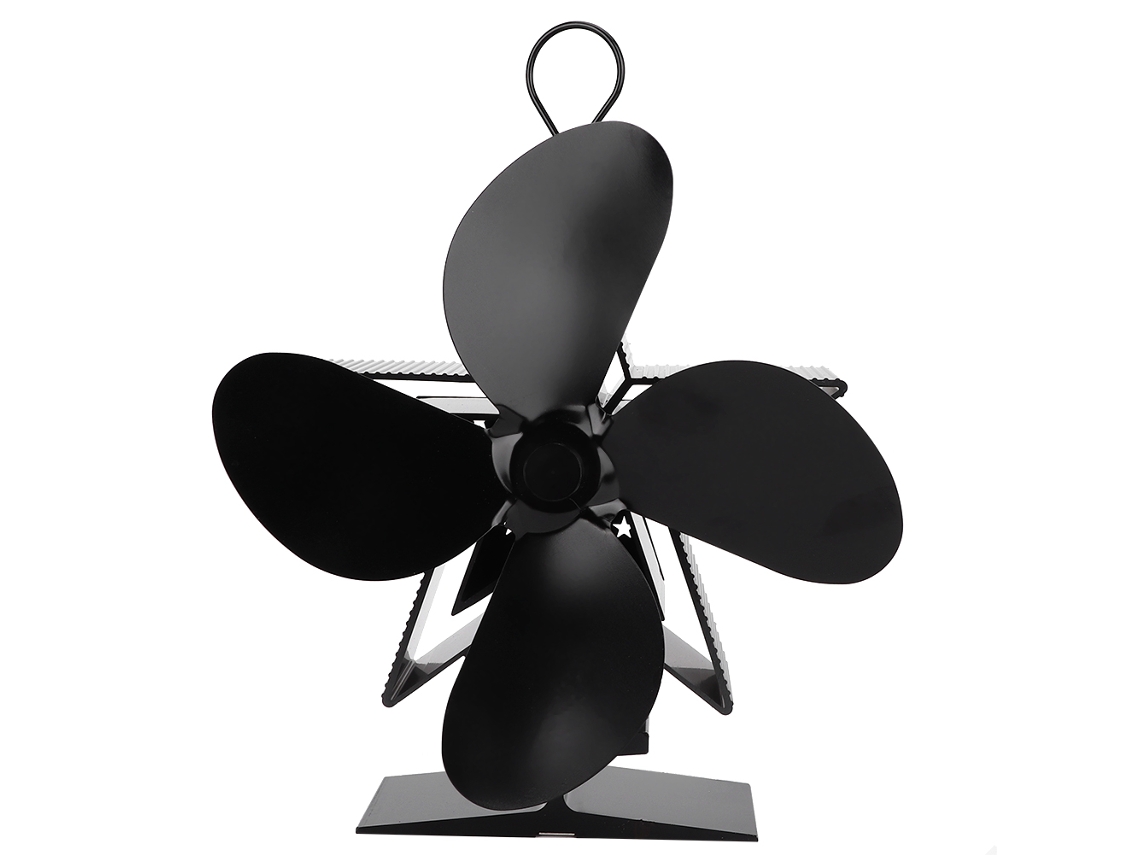Ventilador Estufa Econômico Metal 4 Lâminas Ecológico