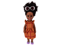 Primerox boneca Bebê Negra Realista 14pol Africana Boneca de Menina Brinquedo Presente de Aniversário