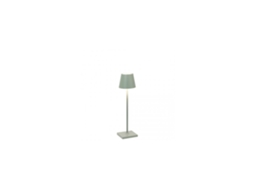 Candeeiro de Mesa Poldina Pro Micro Salvia Led Recarregável e Regulável ZAFFERANO
