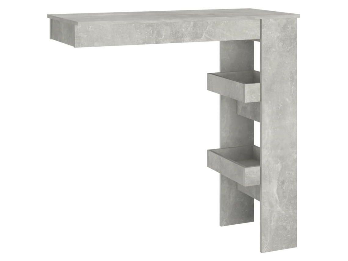 Wall Bar Table, Wall Bar Tables Vidaxl Cinzeto Madeira Processada (n/a)