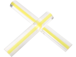 Conjunto De 2 Réguas De Aumento Em Acrílico Transparente De 15 Cm (6