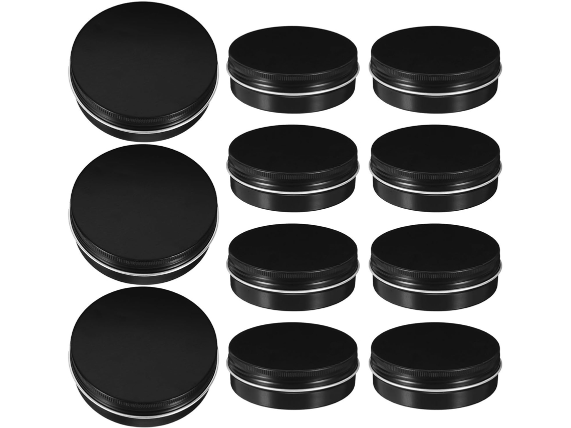 20 Latas De Alumínio Com Rosca De 100ml Para Creme De Viagem