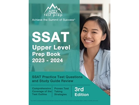 Livro SSAT Upper Level Prep Book 20232024 de J M Lefort (Inglês)