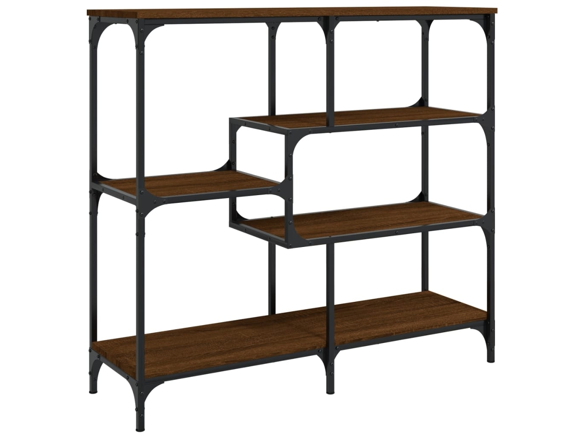 Console Table, Console Tables Vidaxl Marrom Madeira Processada (n/a)