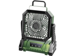 Ventilador MDUG com bateria 5400mah, iluminação, temporizador, 3 velocidades, nível 4