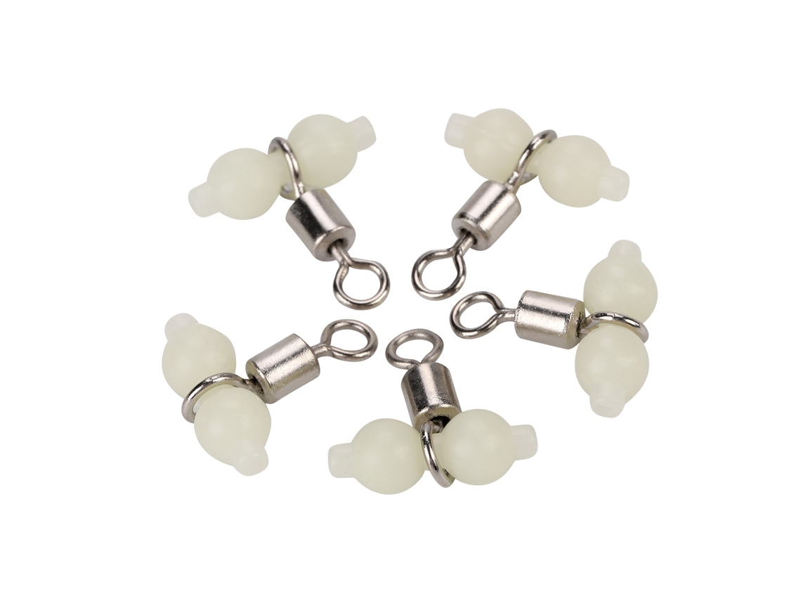 Conector Giratório de Pesca Luminoso 5pcs L