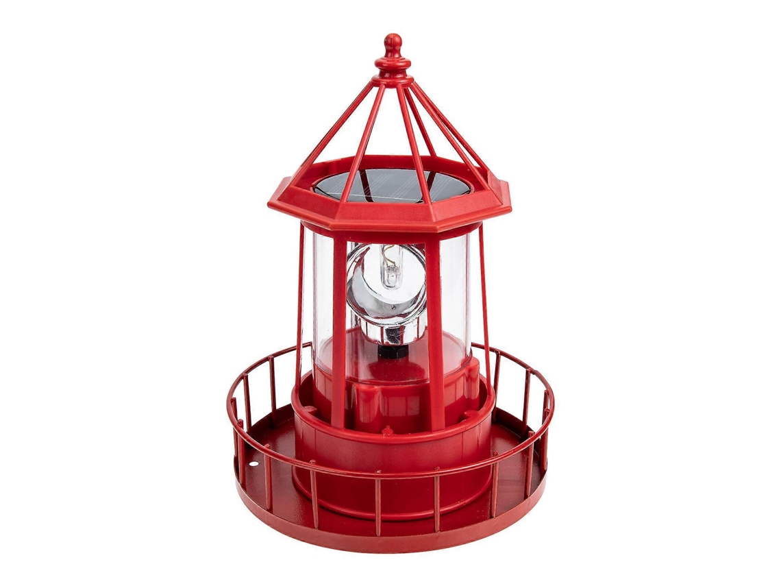 Simulação De Farol Giratório Ao Ar Livre, Lâmpada De Farol Movida A Energia Solar, Decoração De Jardim Aquaforge