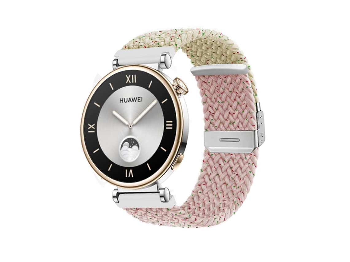 Pulseira De Nylon Trançado Com Fivela Integrada Para Huawei Watch Gt4 41mm