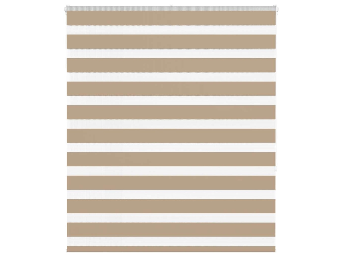 Vidaxl Cortina De Zebra 130x150 Cm Largura Do Tecido 125,9cm Poliéster
