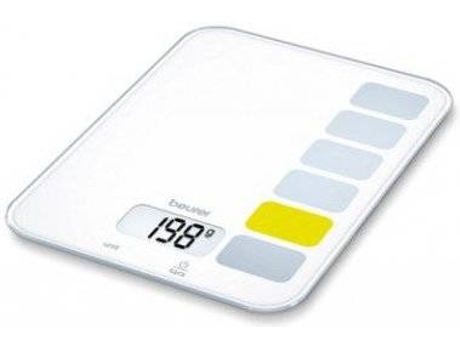 Balança de Cozinha BEURER KS-19 Sequence (Capacidade: 5 Kg - Precisão: 1 g)