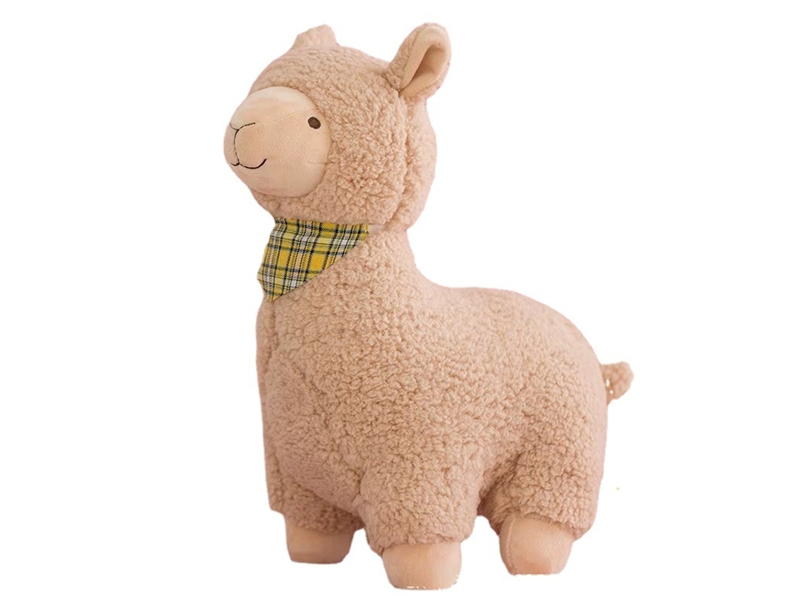 Peluche HXDZFX Alpaca Camelo 45 Cm