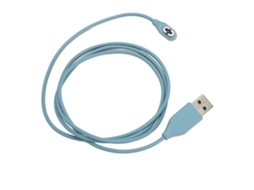 Cabo De Carregamento Usb Tpe Para Fone De Ouvido Bluetooth Aeropex As800 Substituto Azul