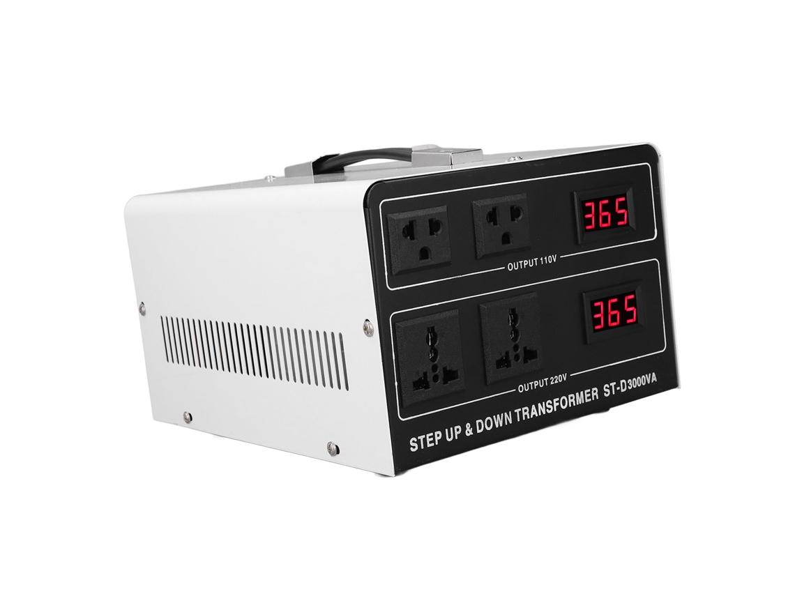 Transformador conversor de voltagem LED 220v 110v/110v 220v com plugue UE