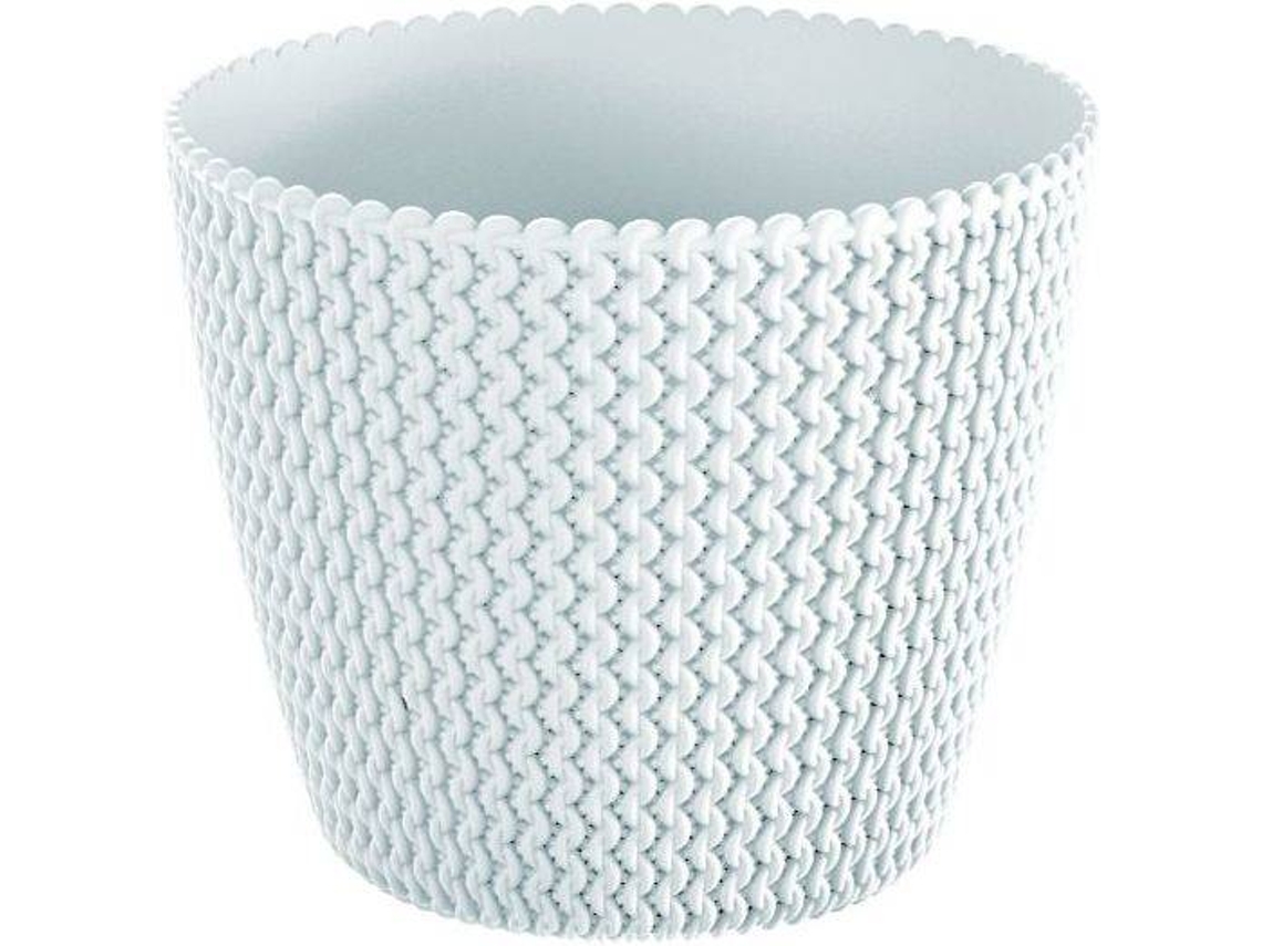Vaso PROSPERPLAST Splofy (Branco - 18.7 x 18.7 x 15.8 cm)