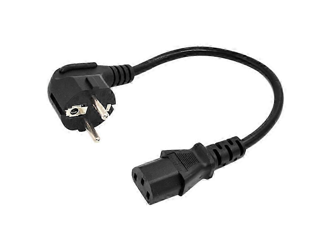 Cabo De Energia Euro Tipo F Schuko Plug Iec C13 Para Pc Monitor Impressora