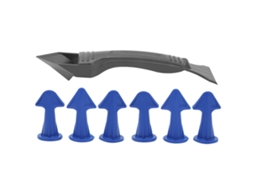 Conjunto De 7 Ferramentas Laxiscreed Para Aplicar E Remover Silicone E Massa De Vedar Com Precisão