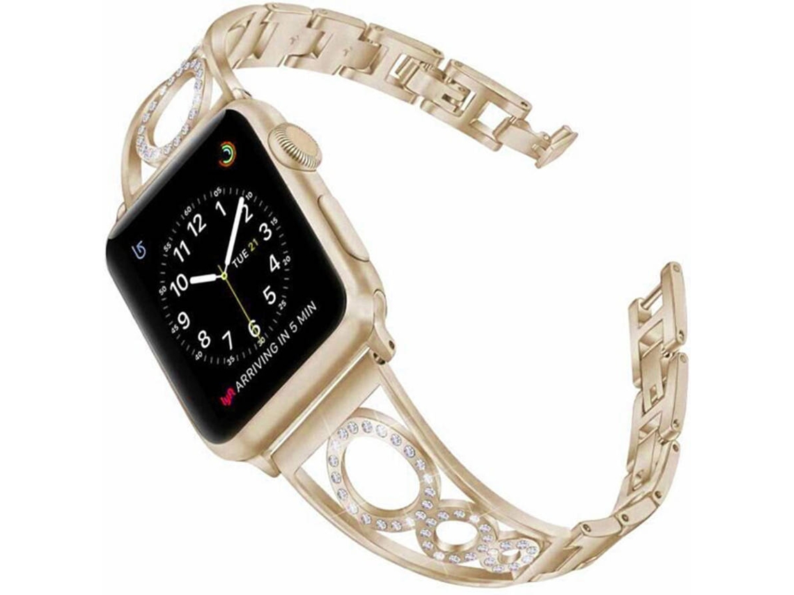 Bracelete Apple Watch 38, 40 mm WJS Dourado