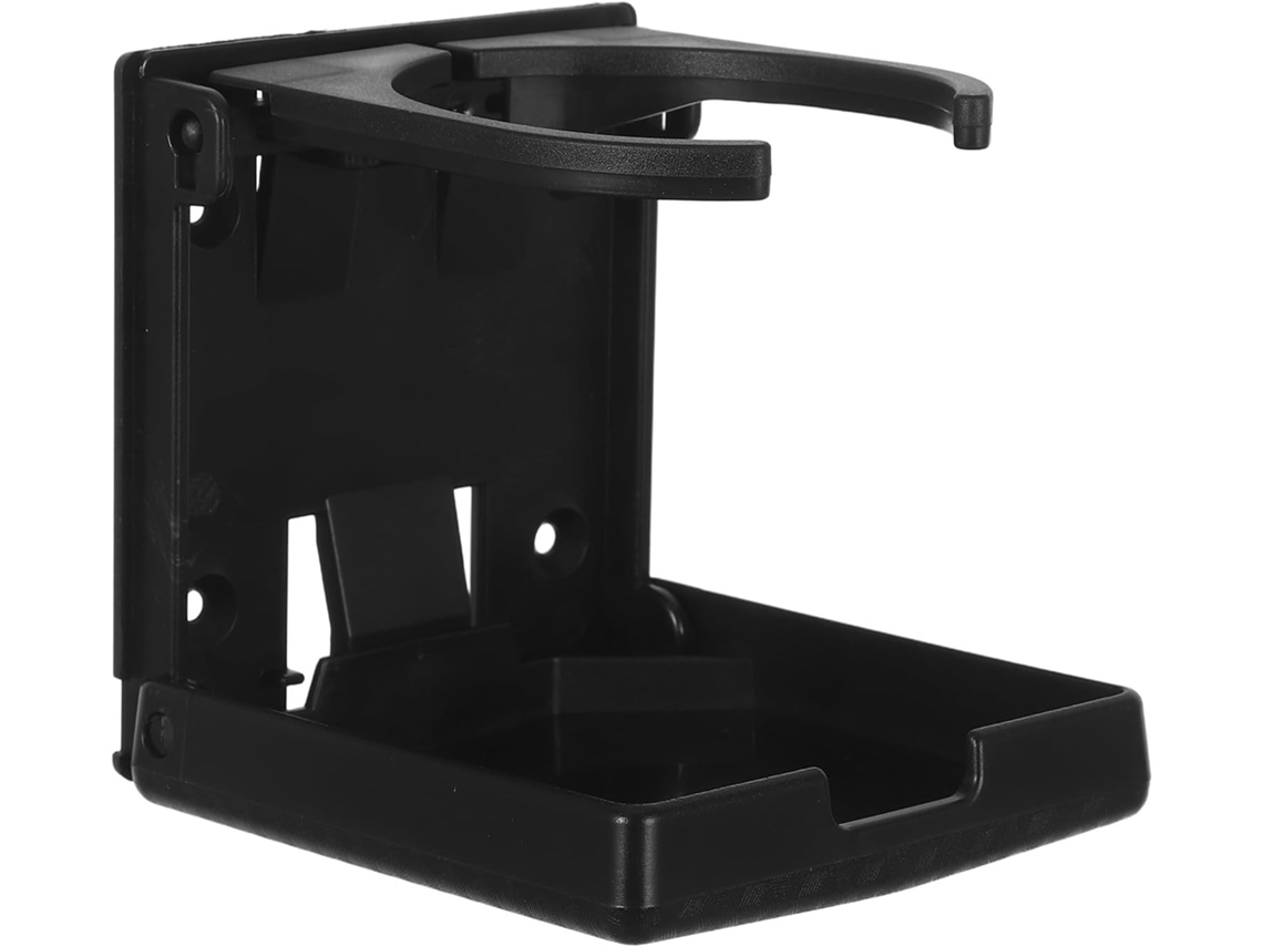 Suporte para carrinho dobrável e ajustável em ABS, composto por 3 peças.