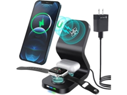 Carregador Sem Bluetec Indução Magsafe para Apple YIZHOOD Preto