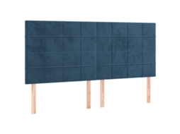 Headboard, Headboards Vidaxl Azul Veludo (180 Cm)