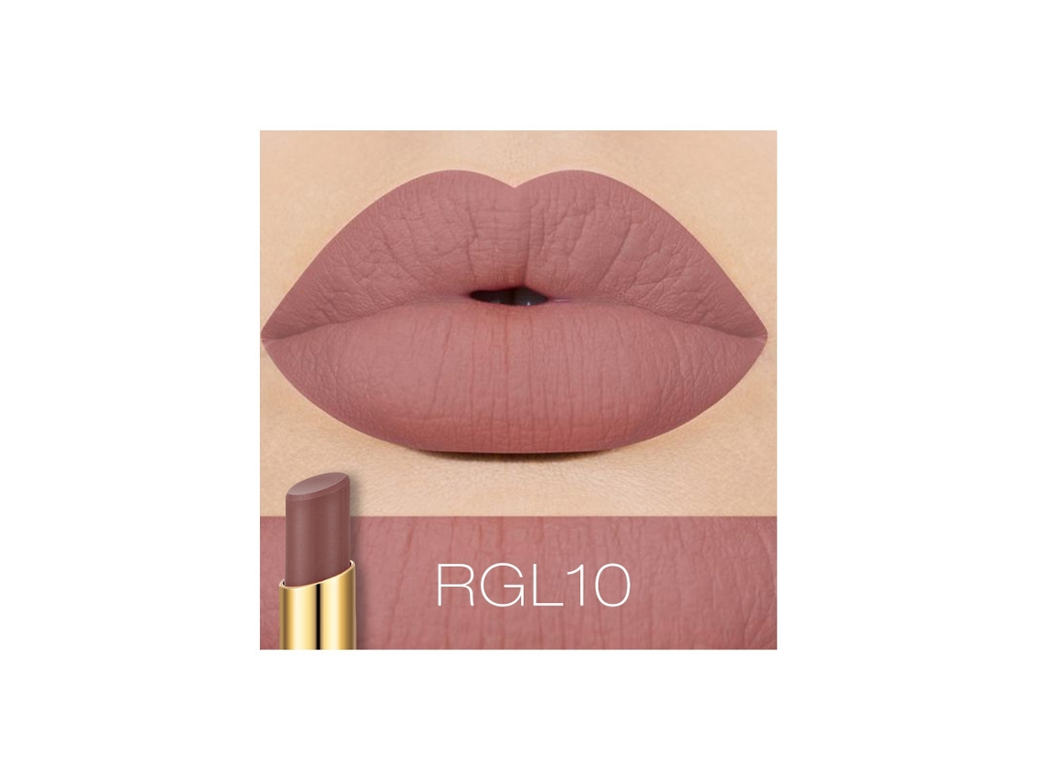 Batom Matte em Tubo Retangular, Bruma Hidratante de Longa Duração Rgl10