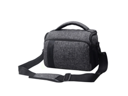 Bolsa Compacta Para Câmera Slr/dslr De 23 Cm X 12 Cm X 17 Cm Brilvibera (cinza)