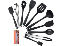 Conjunto de Utensílios de Cozinha Silicone 10 Peças | S/MARCA