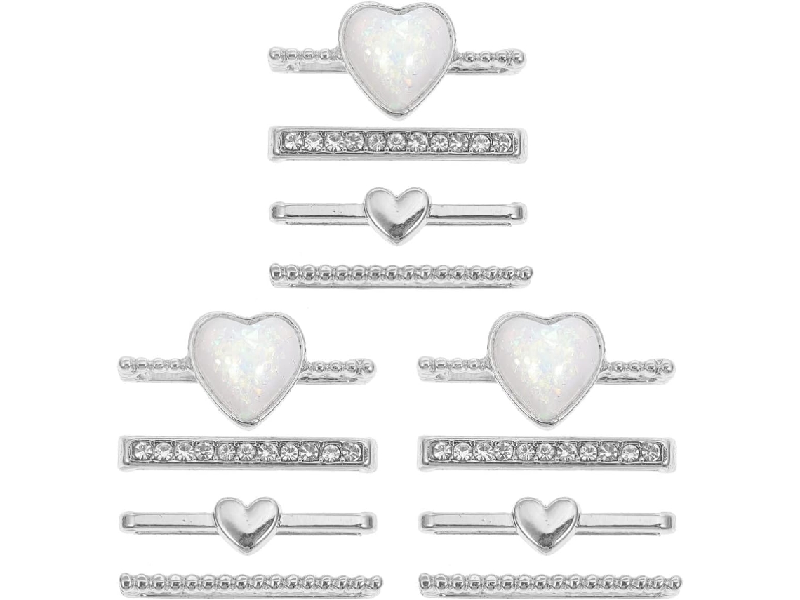 Conjunto De 3 Pingentes Elegantes Para Pulseira De Relógio, Decoração Moderna, Pingentes Prateados.