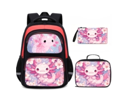 Mochila De Estudante Panoona Gamer Conjunto 3 Peças 17 Pol Crianças Adolescentes Estilo 9