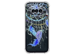 Capa Tumundosmartphone Transparente De Silicone À Prova De Choque Para Nothing Phone 4a 5g Com Estampa De Penas