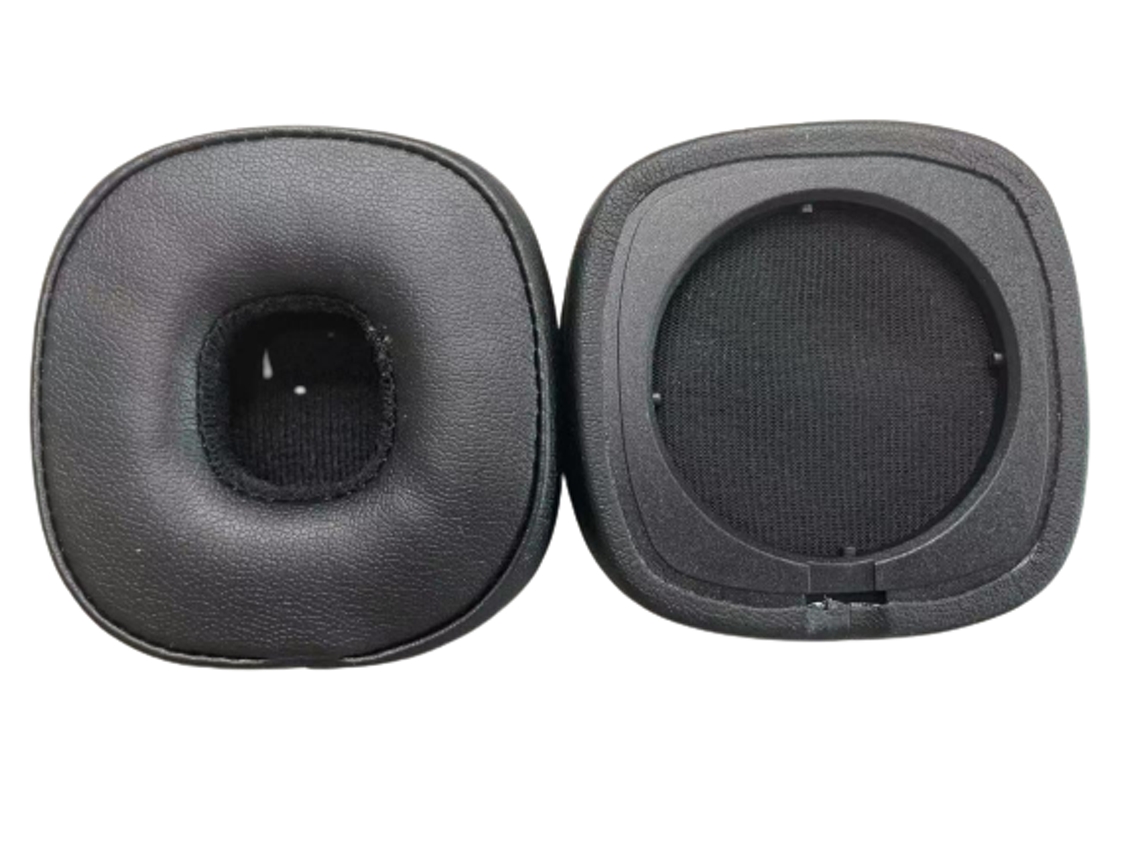 Almofadas De Ouvido Szsmart Para Marshall Major Iv Quadradas De Couro De Proteína Pu Preto
