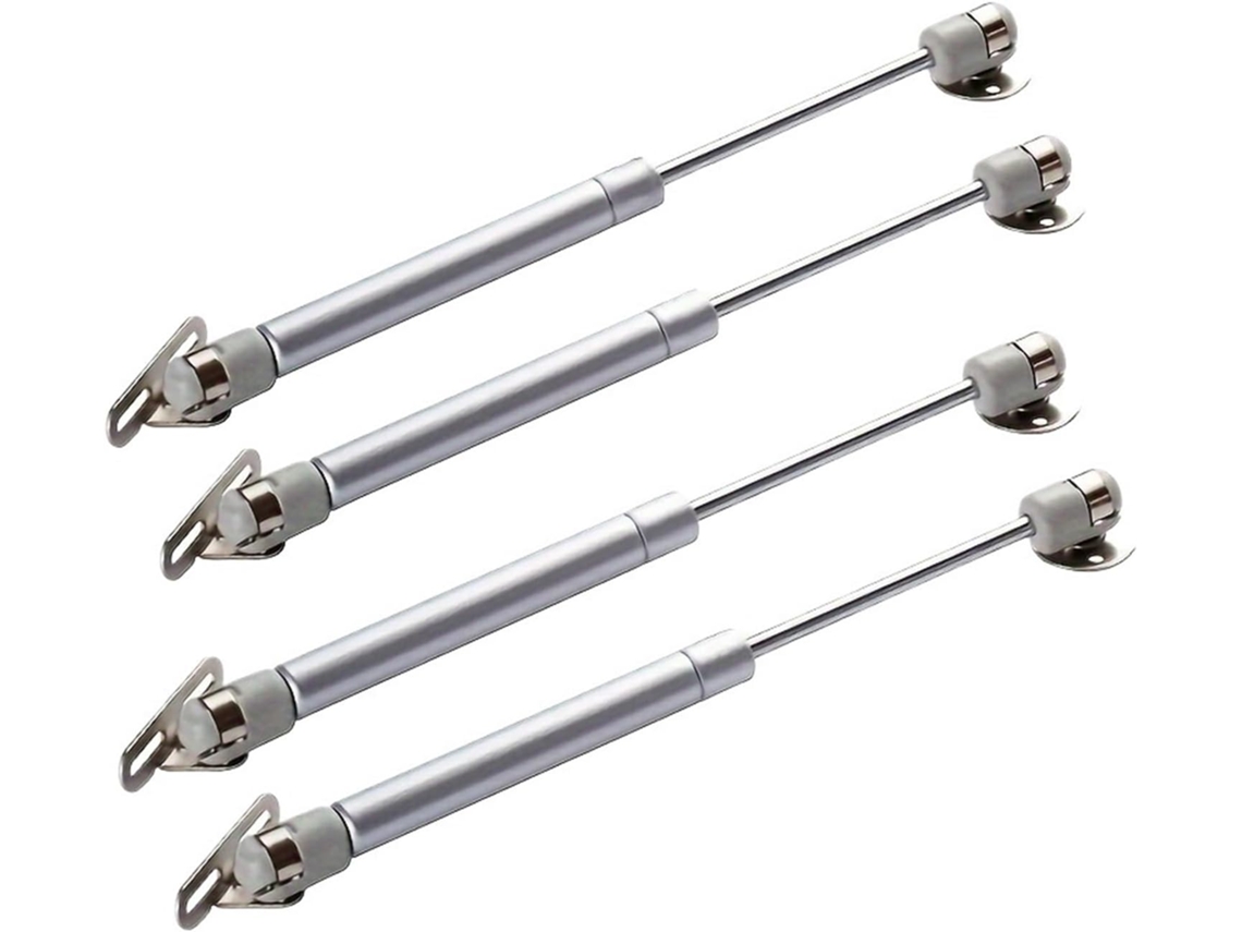 Conjunto De 4 Dobradiças Clássicas Com Mola A Gás Suporte Elevação 100n 22, 5lb, Amortecedores Hidráulicos De Metal E