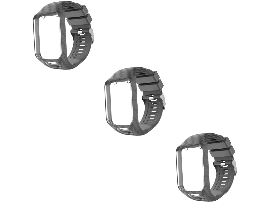 Conjunto De 3 Pulseiras Substituição Para Smartwatch Com Textura