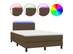 Box Spring Bed, Box Spring Beds Vidaxl Marrom Tecido (120 X 200 Cm)
