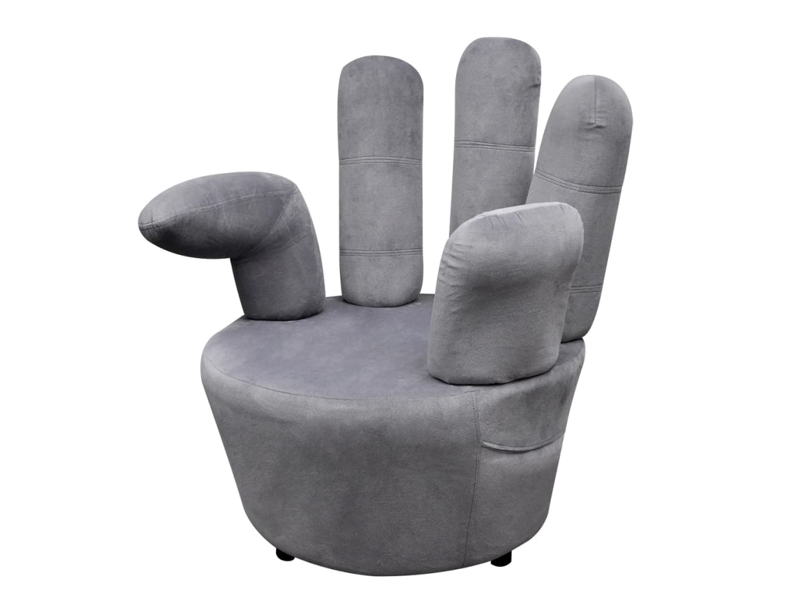 Hand Chair, Hand Chairs Vidaxl Cinzeto Tecido