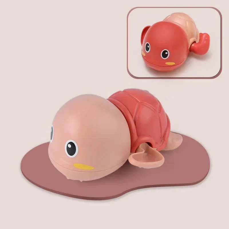 Brinquedo de Banho Infantil para Bebê MDUG (tartaruga Vermelha)