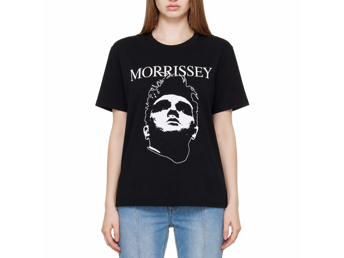 Morrissey Face Logo T-shirt Unisex Adults Size:m