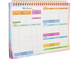 Caderno de Orçamento Alipis, Planejador Financeiro Semanal e Diário para Controle Despesas Organização Finança