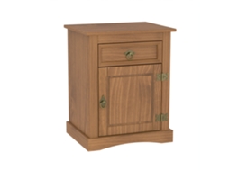 Mesa de Cabeceira Porta Gaveta Rústico VENPRODIN Verde (60x48x38)