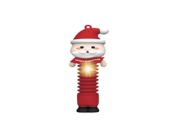 Mali brinquedo Sensorial Papai Noel Esticável com Luz Antiestresse Natal Presente para Crianças Adultos