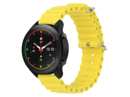 Pulseira De Silicone De Cor Sólida Estilo Oceano Para Xiaomi Mi Watch S1 Pro 22mm