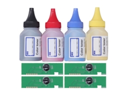 Kit de Recarga de Toner 4 Cores 2300 Páginas Alto Rendimento Pó para 406s com Chips