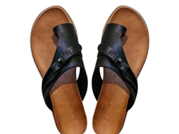 Zapatos Slip on com Sola Ortopédica Mulher Plataforma Preto Iyn 38 Branco S/MARCA