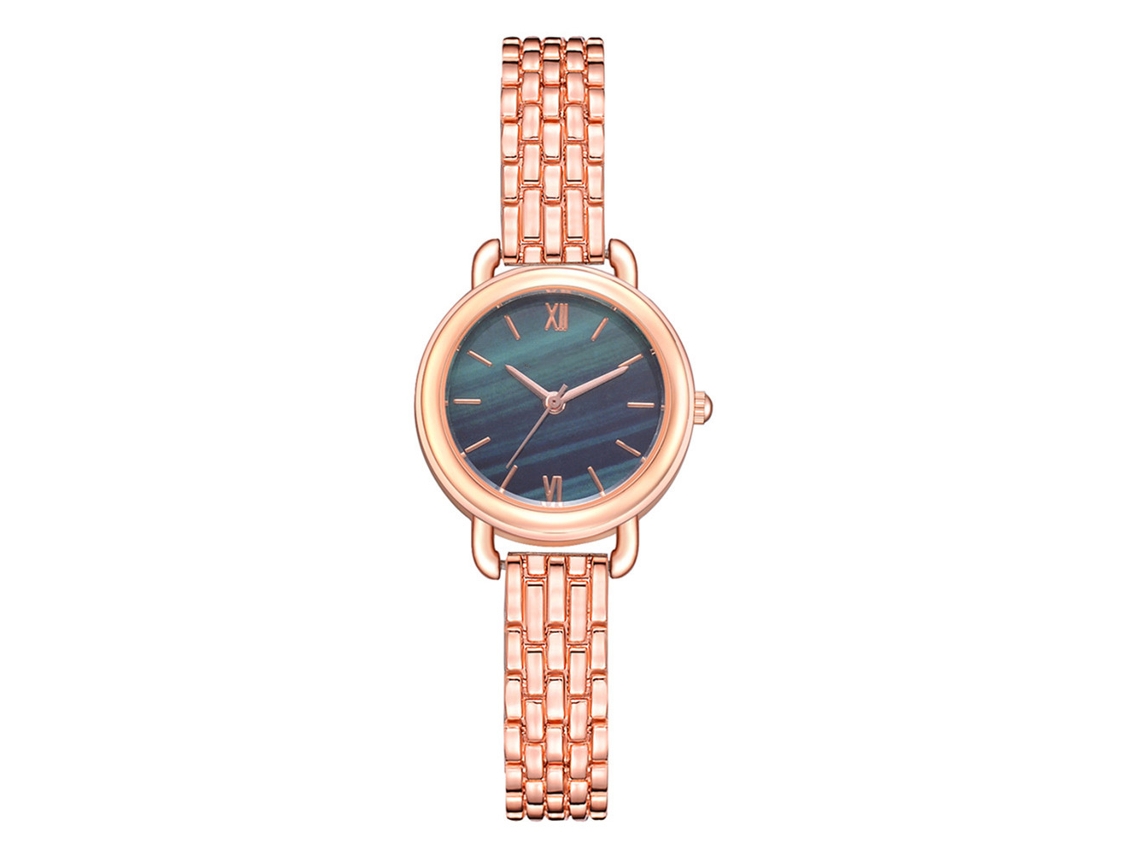 Relógio de Pulso Feminino Gaiety Moda Quartzo Pulseira de Liga Verde