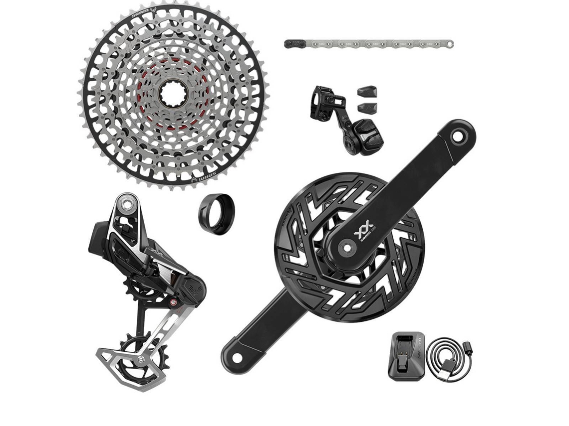 Pacote Completo de Bicicletas com Clipe Tipo T SRAM Xx Bosch Isis 36Dts 165 10/52