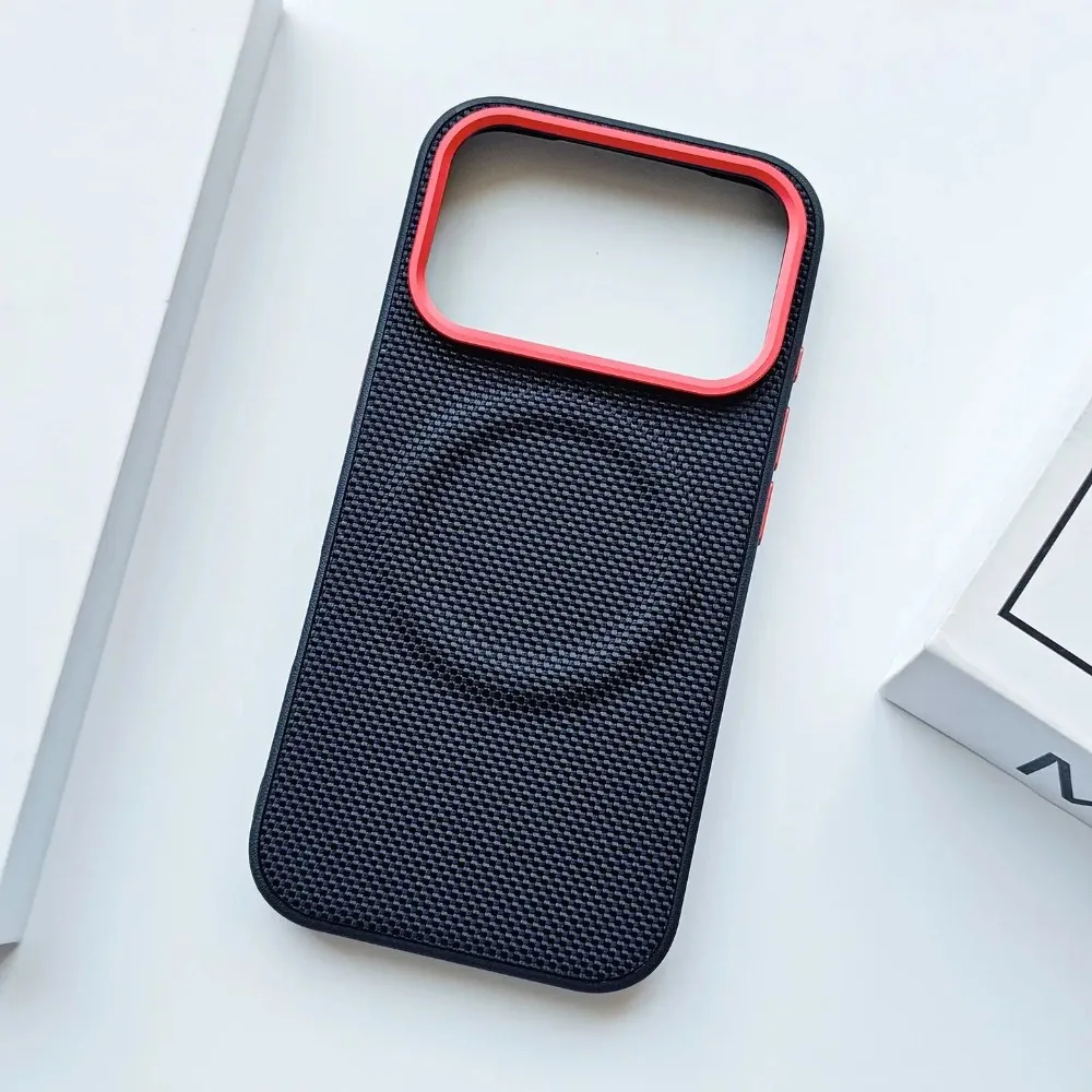 (preto, Redmi K90 Pro Max) Capa De Celular Luxuosa Em Tecido Fosco, Compatível Com Carregamento Magnético E Proteção Contra Quedas.
