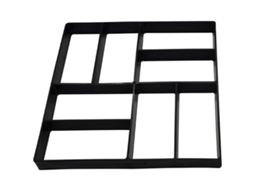 Molde De Baldosas De Concreto Reutilizável 40x40cm Para Caminho Jardim Pátio Terraço Diy