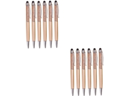 Stobok Conjunto De 12 Canetas Stylus Cristal, Em Gel Com Glitter,