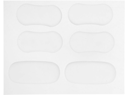 Conjunto De 6-protetores Transparentes Para Móveis Protetor Parede Anticolisão Fita Autoadesiva Absorvente Impacto