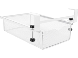 Organizador De Gaveta Deslizante Para Mesa, Sem Necessidade De Furar, Em Metal, Para Armazenamento Embaixo Da Mesa